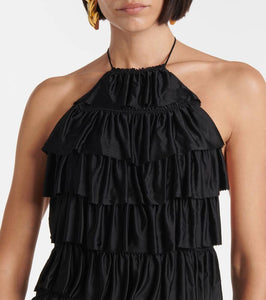 Tom Ford Ruffled halterneck minidress