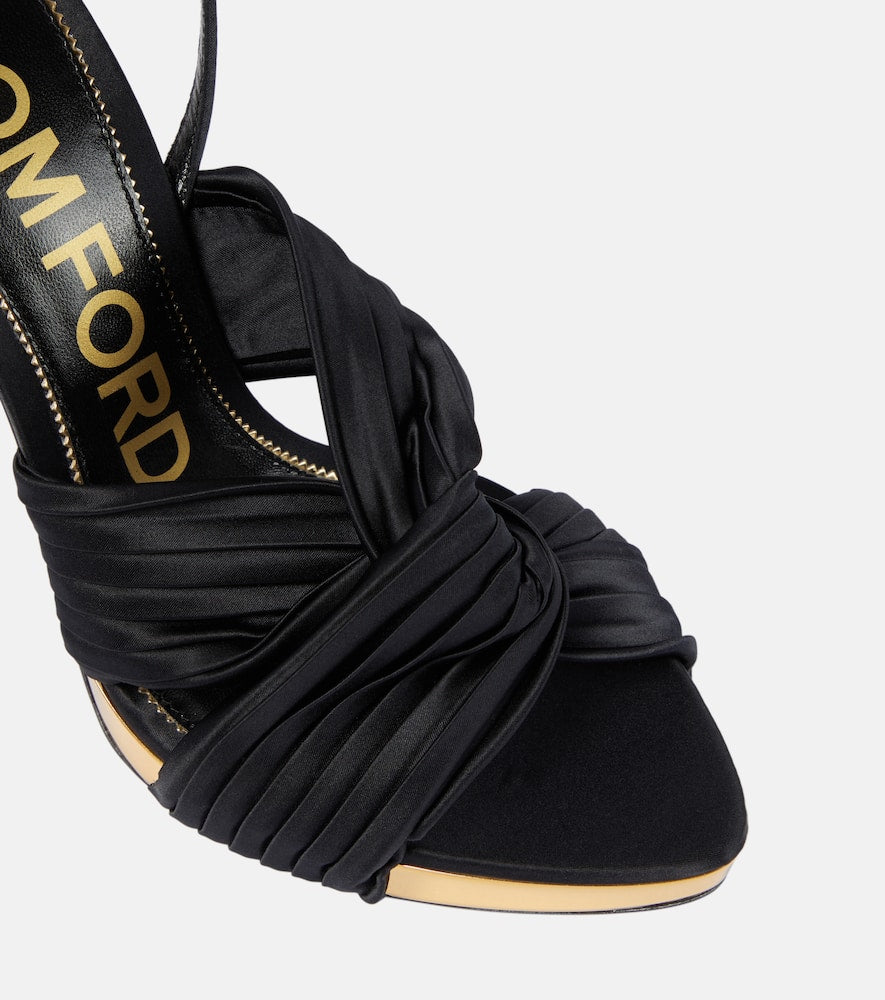 Tom Ford Satin platform sandals