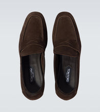 Tom Ford Sean suede penny loafers