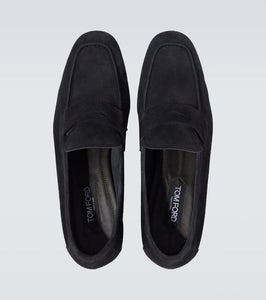 Tom Ford Sean suede penny loafers
