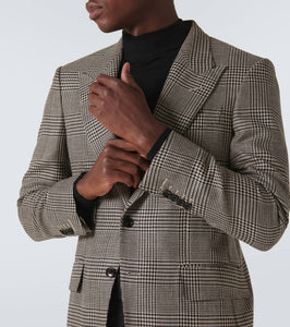 Tom Ford Shelton houndstooth wool-blend blazer