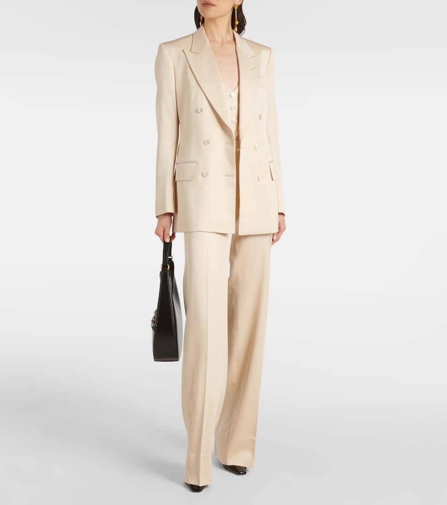 Tom Ford Silk and wool twill vest