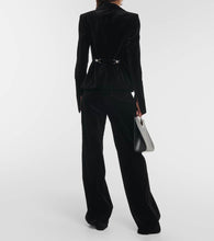 Tom Ford Single-breasted cotton velour blazer