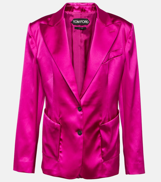 Tom Ford Single-breasted satin blazer