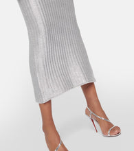 Tom Ford Sleeveless cutout metallic gown