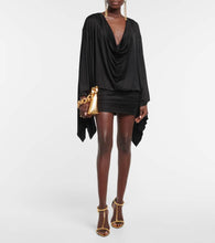 Tom Ford Slick ruched jersey minidress