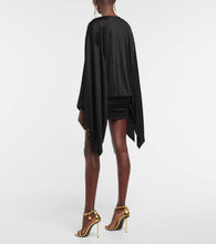 Tom Ford Slick ruched jersey minidress