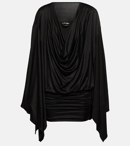 Tom Ford Slick ruched jersey minidress