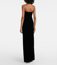 Tom Ford Strapless velvet gown