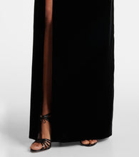 Tom Ford Strapless velvet gown