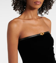 Tom Ford Strapless velvet gown