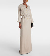 Tom Ford Striped belted shirt dress