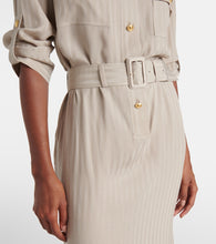 Tom Ford Striped belted shirt dress