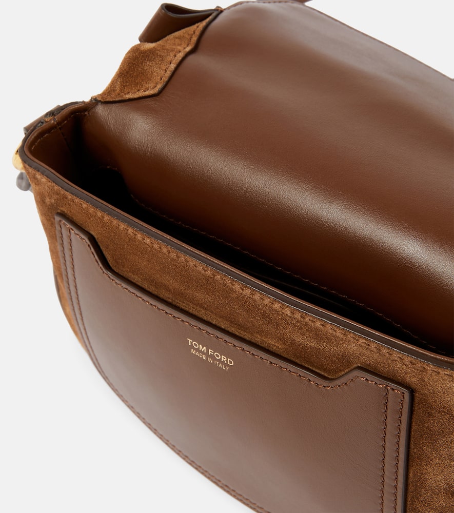 Tom Ford Suede and leather crossbody bag