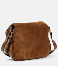 Tom Ford Suede and leather crossbody bag