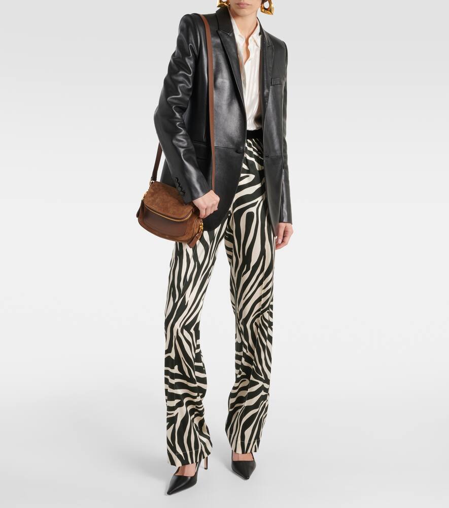 Tom Ford Suede and leather crossbody bag