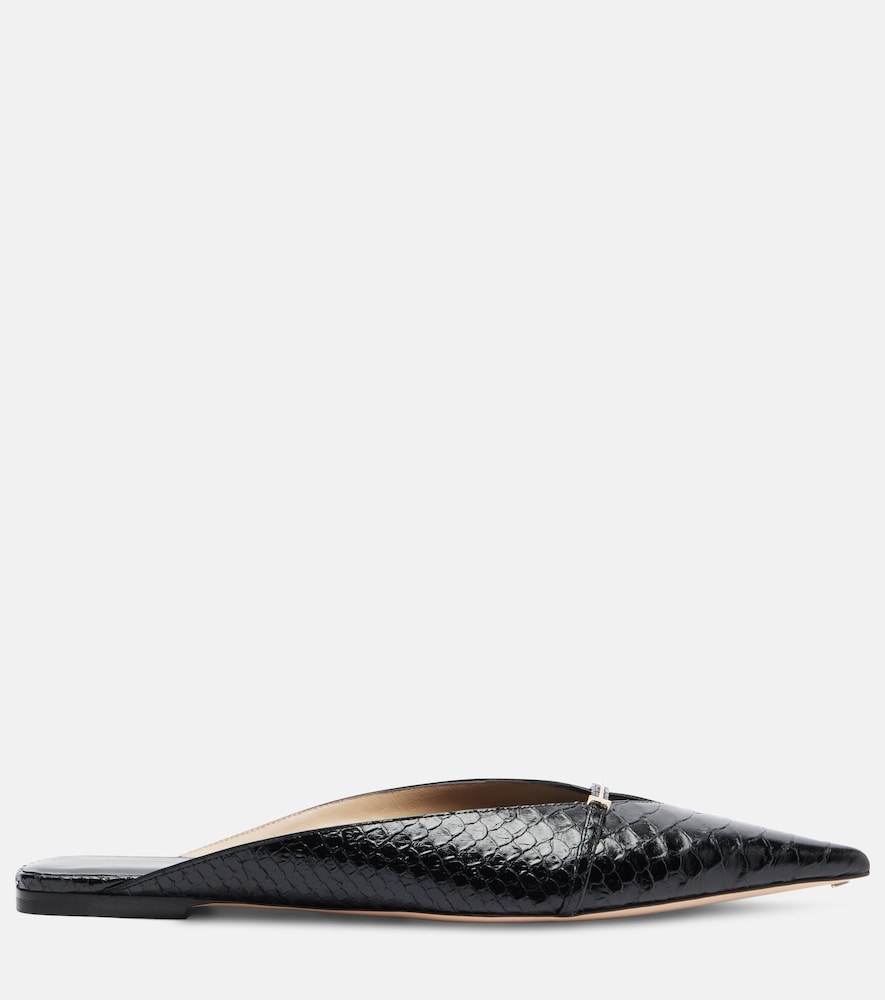 Tom Ford T Icon croc-effect leather sandals