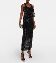 Tom Ford T crystal-embellished satin sandals