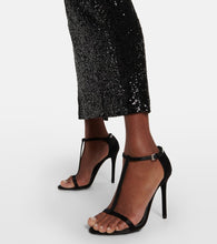 Tom Ford T crystal-embellished satin sandals