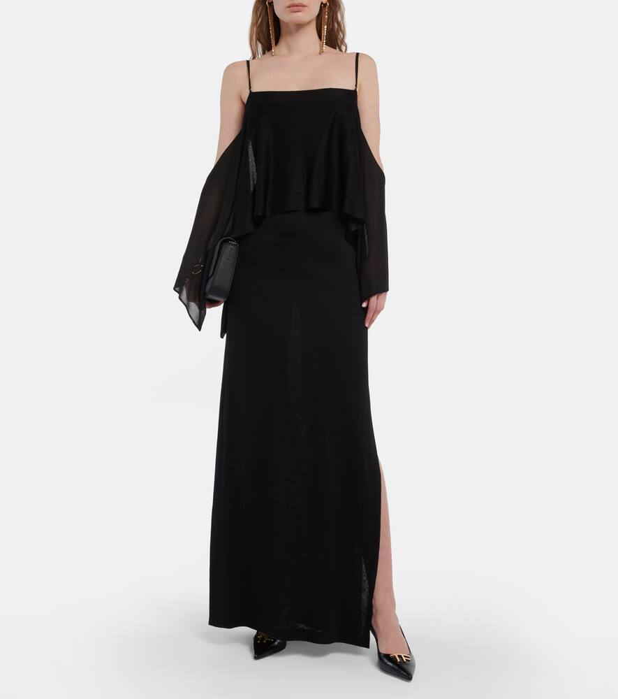 Tom Ford TF croc-effect leather slingback pumps