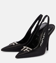 Tom Ford TF satin slingback pumps