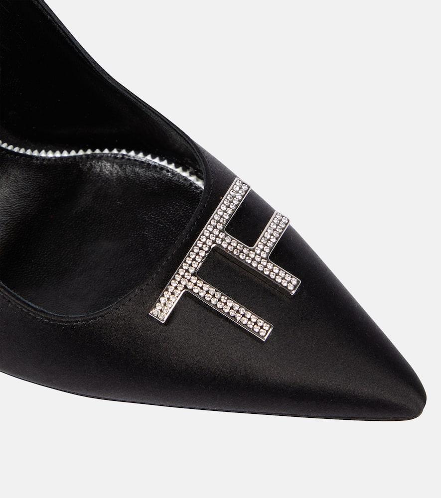 Tom Ford TF satin slingback pumps