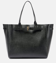 Tom Ford Tara Large grained leather tote bag. Shop Tom Ford Tote Bags for women now.