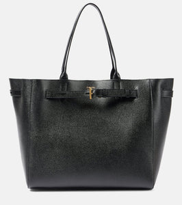 Tom Ford Tara Large grained leather tote bag. Shop Tom Ford Tote Bags for women now.