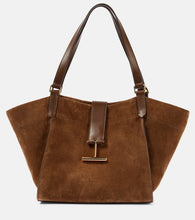 Tom Ford Tara Medium suede and leather tote bag. Shop Tom Ford Tote Bags for women now.