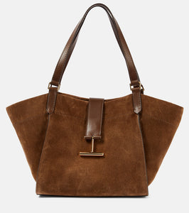 Tom Ford Tara Medium suede and leather tote bag. Shop Tom Ford Tote Bags for women now.