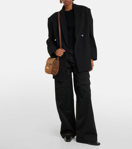 Tom Ford Tara Mini leather and suede crossbody bag
