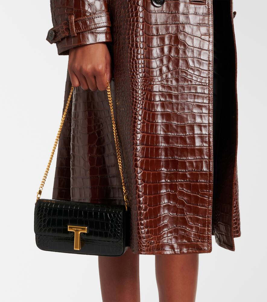 Tom Ford Wallis Mini patent leather crossbody bag