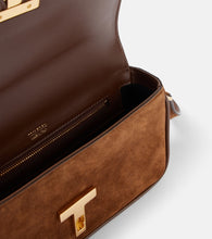 Tom Ford Wallis Mini suede crossbody bag