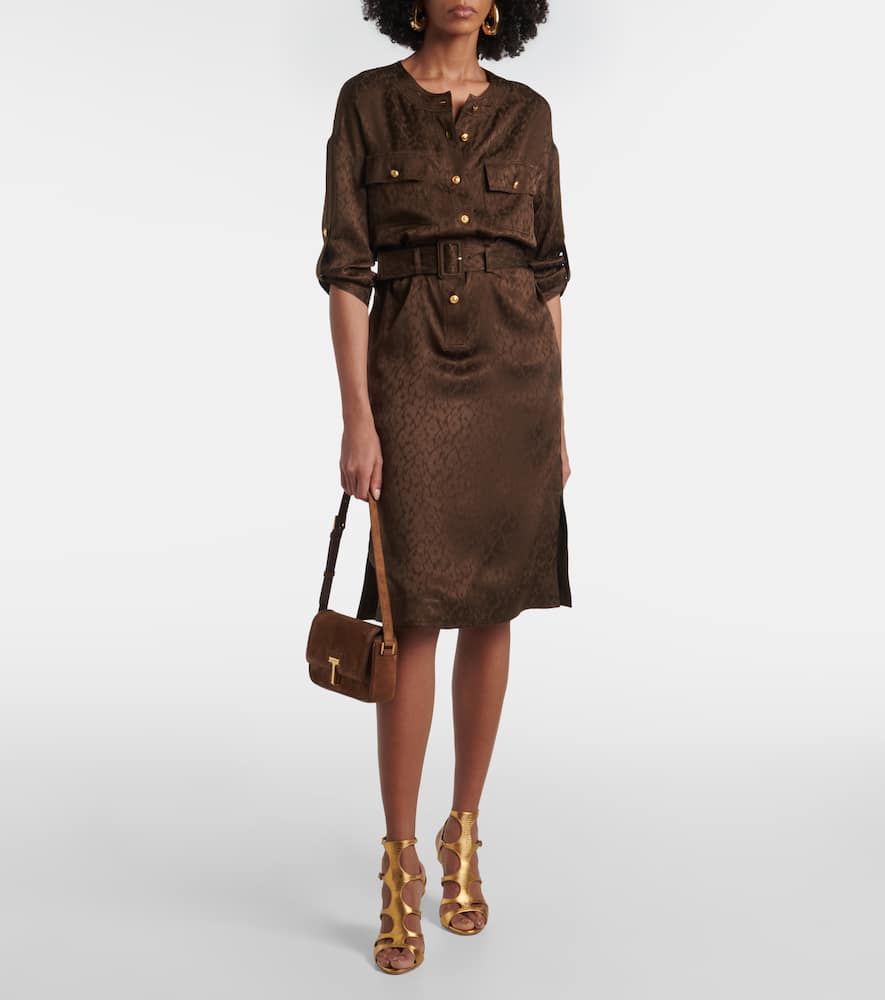 Tom Ford Wallis Mini suede crossbody bag