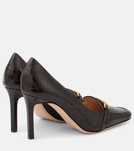 Tom Ford Whitney 85 croc-effect leather pumps