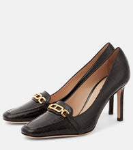 Tom Ford Whitney 85 croc-effect leather pumps