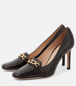Tom Ford Whitney 85 croc-effect leather pumps