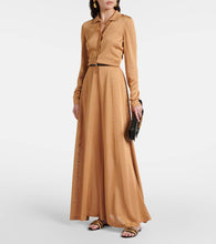 Tom Ford Whitney leather and raffia slides