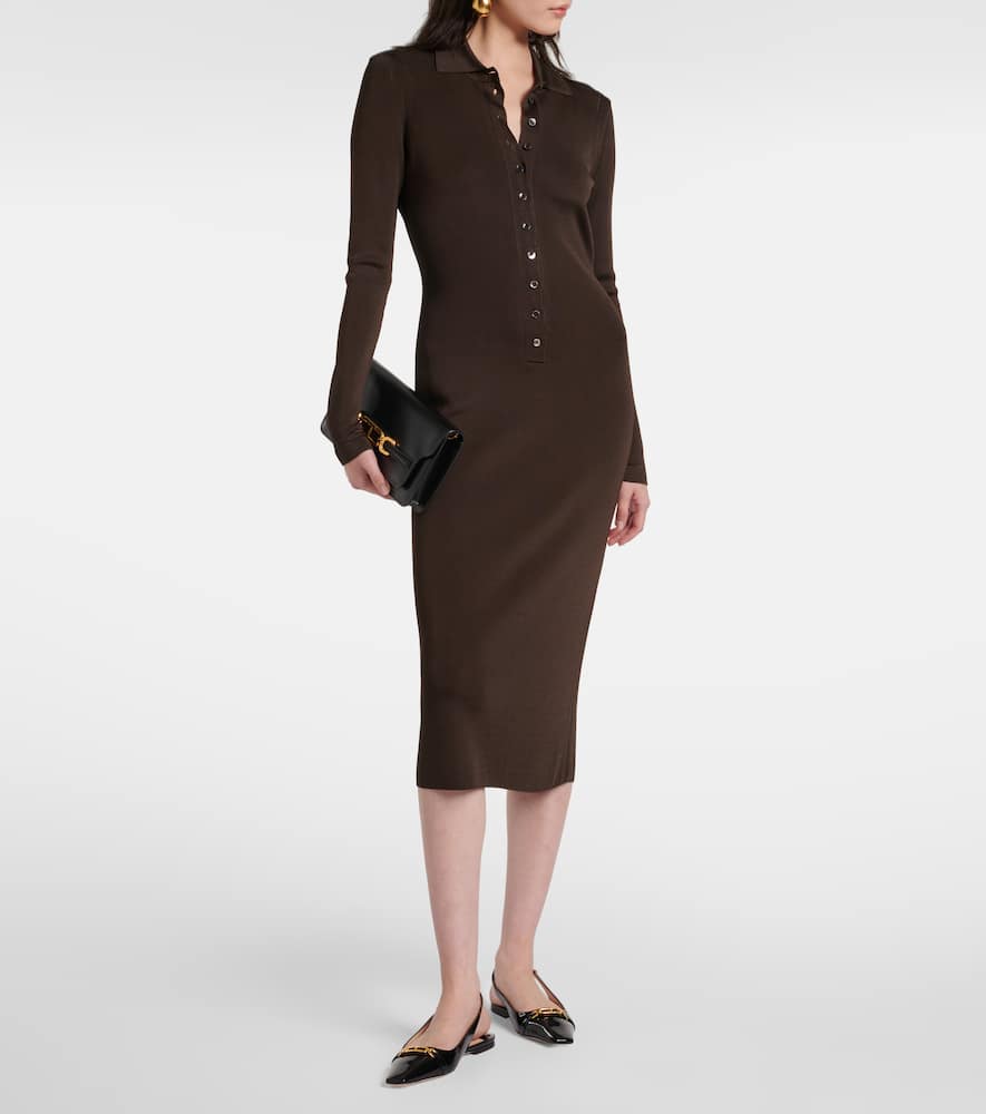 Tom Ford Whitney patent leather slingback flats