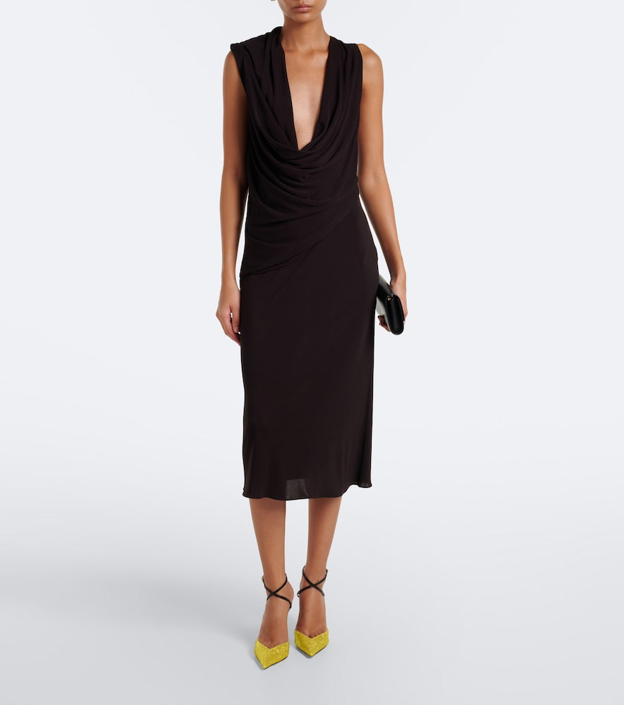 Tom Ford Selen embellished leather slingback pumps in Yellow - High-Heel Pumps