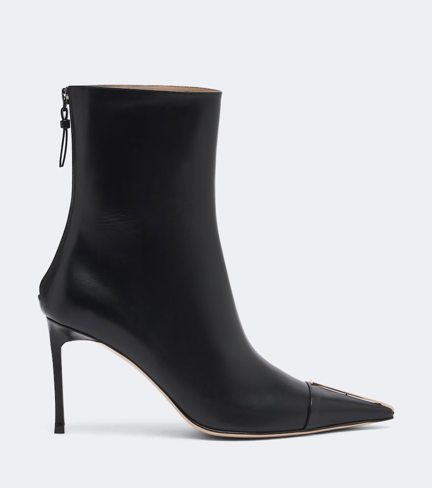 Tom Ford T leather ankle boots (Black) - High Heels