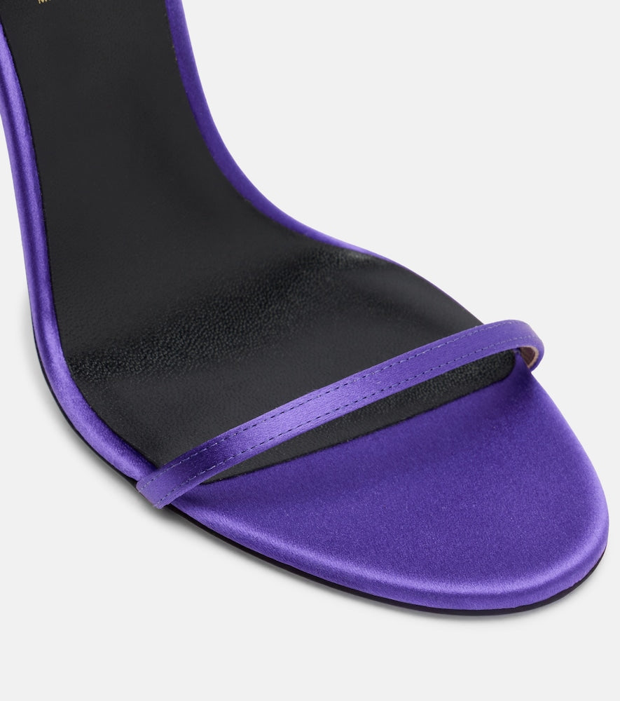 Tom Ford Vertigo satin sandals - Purple Heeled Sandals