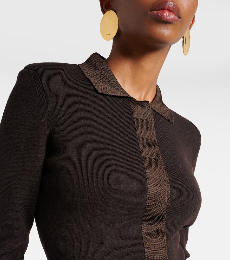 Tom Ford Wool and silk-blend minidress