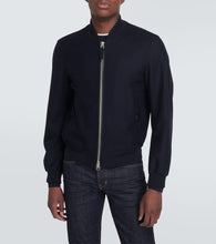 Tom Ford Wool felt bomber jacket