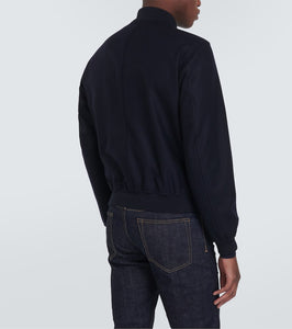 Tom Ford Wool felt bomber jacket