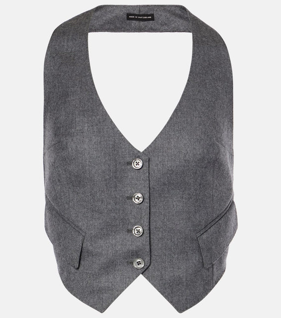 Tom Ford Wool twill vest