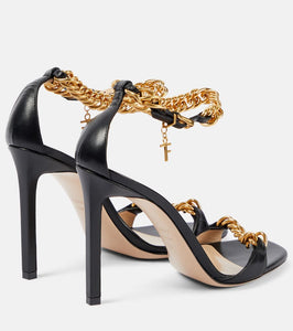 Tom Ford Zenith 105 chain-detail leather sandals