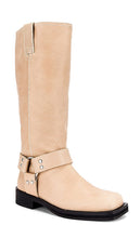 Tony Bianco Biker Boot in Beige