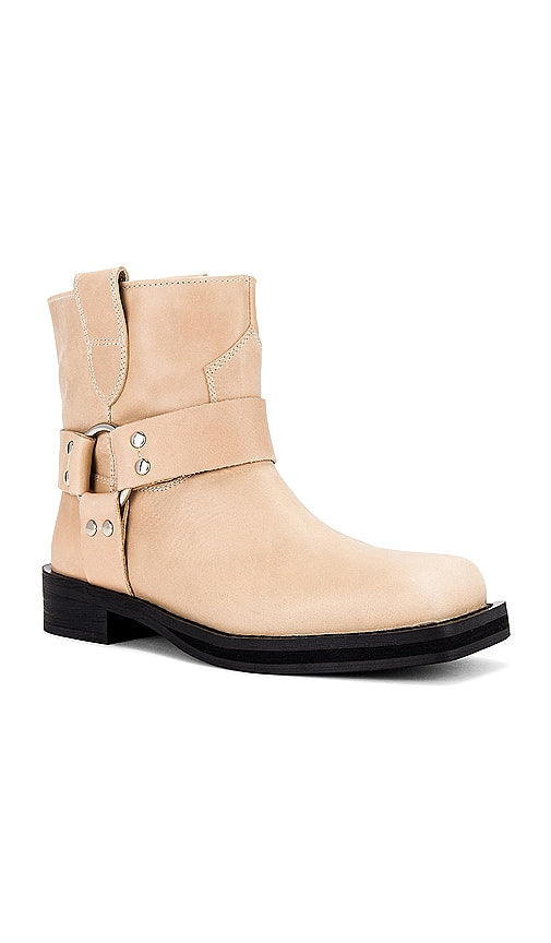 Tony Bianco Bikey Boot in Beige