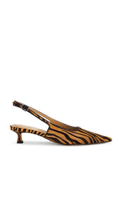 Tony Bianco Crush Pump in Brown | Brown Zebra Pump Heels for Women